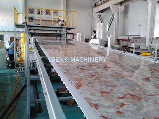 1220mm x 2440mmポリ塩化ビニールの大理石シートの生産ライン、ポリ塩化ビニールの大理石板機械
